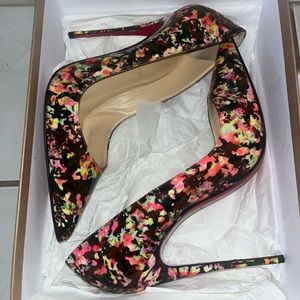 Christian Louboutin So Kate 120 Patent Granite size 40